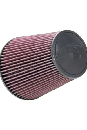 Latest K&N Filters Universal Clamp-On Air Filter - 6" ID x 7.5" Base OD x 5" Top OD x 8" H x 0.625" FL - Rubber Top