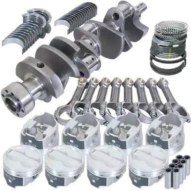 Eagle Chevy LT1350 1Pc 3.750in Crank 5.700in I-Beam Rods -18cc 4.040in Pistons Rotating Assembly - 13304L040 Free Delivery