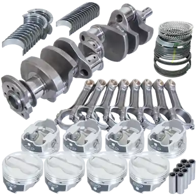 Eagle Chevy 350 3.750in Crank 6.000in I-Beam Rods -18cc 4.030in Pistons Rotating Assembly - 13323030 Original