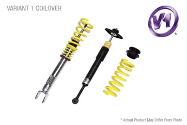 KW Coilover Kit V1 Volkswagen Tiguan (MQB) FWD and AWD w/o Electronic Dampers - 102800BB In Demand