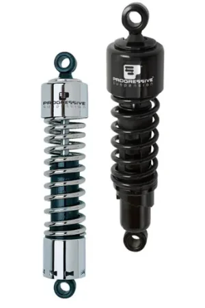 Popular Progressive 88-00 Honda GL1500/A/I/SE 412 Series Shocks - Chrome - 412-4223C