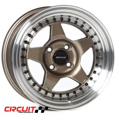 Circuit Performance CP26 15x8 Gloss Bronze 4x100 [+25mm] Wheel Brand New