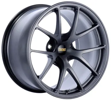 BBS RI-A 18x9.5 5x114.3 ET22 Matte Graphite Wheel -82mm PFS/Clip Required - RIA003MGR Latest