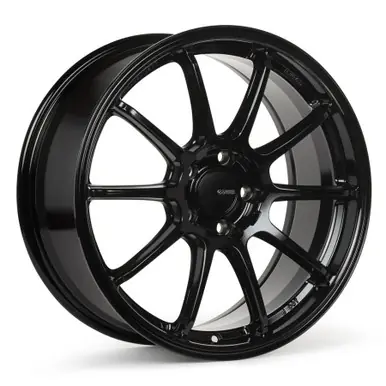 Enkei TRIUMPH 18x8.5 5x114.3 38mm Offset 72.6mm Bore Gloss Black Wheel - 543-885-6538BK Premium