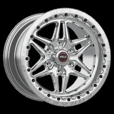 Weld S81 17x11 / 5x4.75 BP / 7.7in BS / +43mm Offset Polished Wheel - SBL - 81HP7110B77G Original