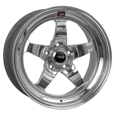 Weld S71 17x8 / 5x4.75 BP / 6.3in. BS Polished Wheel (Medium Pad) - Non-Beadlock - 71MP7080B63A Direct From Manufacturer