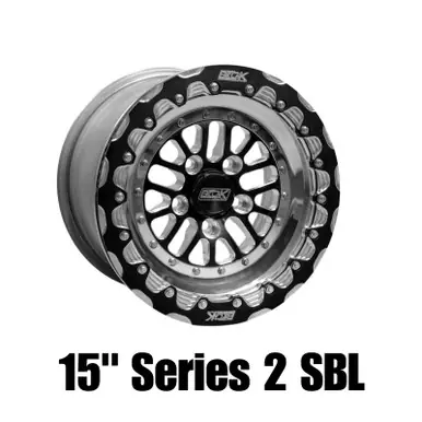 Belak 15x10 / 5in BS / 5x4.75 BP / Series 2 Wheel - Single Beadlock - Full Polished - 15105475S25BS-SBL-POLISHED Free Delivery