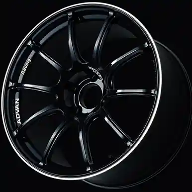 In Demand Advan RZII 16x5.5 / +45 Offset / 4-100 / 63mm Bore / Racing Gloss Black & Ring - YAZ6B45AB