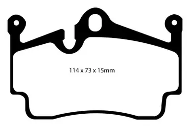 Limited Time EBC 09-12 Porsche Boxster (Cast Iron Rotors only) 2.9 Bluestuff Rear Brake Pads - DP51920NDX