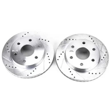 Deal Power Stop 02-06 Cadillac Escalade Front Evolution Drilled & Slotted Rotors - Pair - AR8640XPR