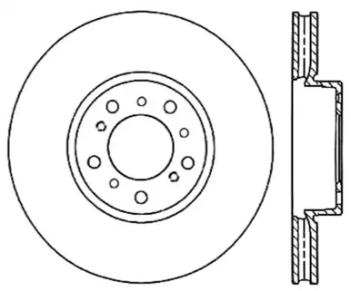 Markdown StopTech Power Slot BMW (E46) Front Right Slotted Cryo Rotor - 126.34059CSR