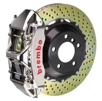 Direct From Manufacturer Brembo 09-11 997.2 C4 (Excl PCCB) Fr GTR BBK 6Pis Billet 380x32 2pc Rotor Drilled-Nickel - 1M1.9006AR
