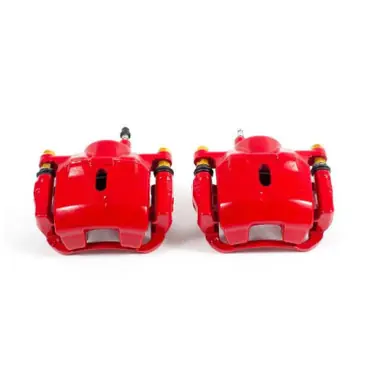 Power Stop 01-05 Toyota Echo Front Red Calipers w/Brackets - Pair - S2650 Big Sale