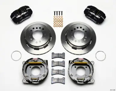 Buy Online Wilwood Dynapro Low-Profile 11.00in P-Brake Kit Chevy 12 Bolt 2.75in Off w/ C-Clips - 140-11398