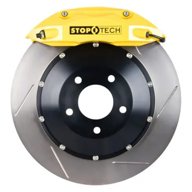 Best Price StopTech 2006 BMW M3 w/ Yellow ST-40 Calipers 355x32mm Slotted Rotors Rear Big Brake Kit - 83.156.0047.81