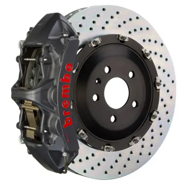 Secure Checkout Brembo 09-15 CTS-V Front GTS BBK 6 Piston Cast 405x34 2pc Rotor Drilled-Black HA - 1N1.9530AS