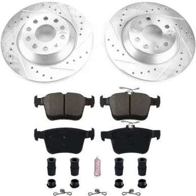 Power Stop 16-18 Audi TT Quattro Rear Z23 Evolution Sport Brake Kit - K7176 Original