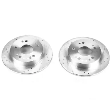 Power Stop 13-15 Acura ILX Rear Evolution Drilled & Slotted Rotors - Pair - JBR798XPR Original