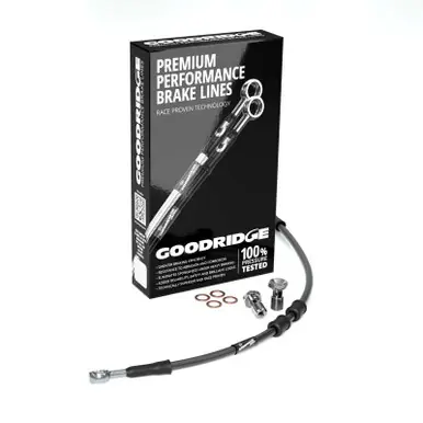 Goodridge 22-23 HD FLTRKSE (w/ABS) +10in Front Brake Line Kit - Black - HD0135-3FC-BK10 Markdown