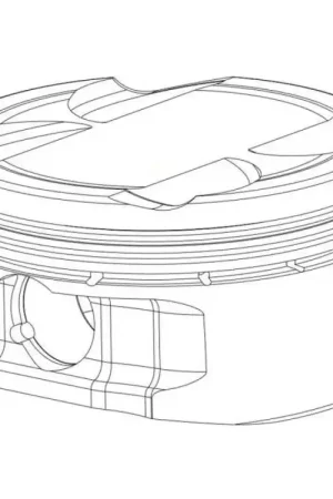 CP Piston & Ring Set for Subaru EJ257 WRX STi - Bore (100mm) - Size (0.5mm) - CR (8.2) - SINGLE Buy Direct
