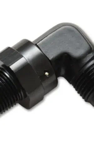 Vibrant -10AN to 3/8in NPT Male Swivel 90 Degree Adapter Fitting Best Seller