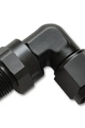 Vibrant -10AN to 1/2in NPT Female Swivel 90 Degree Adapter Fitting No Minimum Order