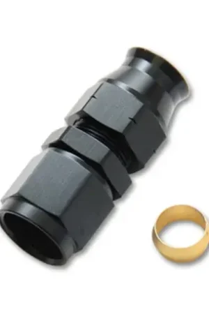 Special Discount Vibrant -6AN Female to 3/8in Tube Adapter Fitting (w/ Brass Olive Insert)