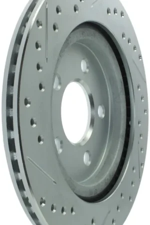 StopTech Select Sport 05-10 Ford Mustang GT Slotted and Drilled Rear Left Rotor Wholesale