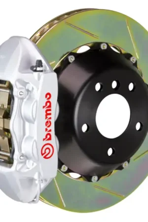 Brembo 12-16 991.1 C2S (PCCB Equipped) Rr GT BBK 4Pist Cast 380x28 2pc Rotor Slotted Type1-Silver Best Choice