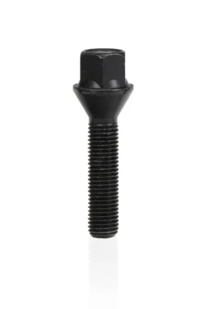 Worldwide Shipping Eibach Wheel Bolt M12 x 1.5 x 43mm x 17mm Hex Taper-Seat - Black Finish
