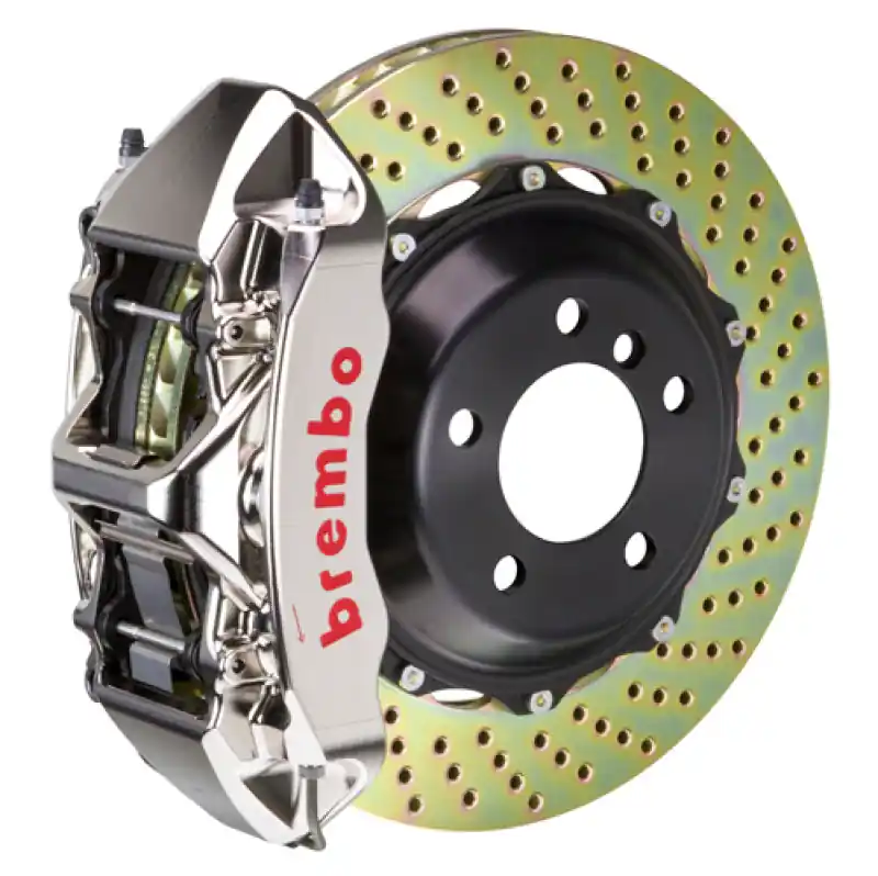 Brembo 89-98 Skyline GTR Front GTR BBK 6 Piston Billet 355x32 2pc Rotor Drilled- Nickel Buy Online
