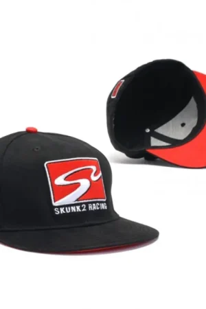 Best Price Skunk2 Team Baseball Cap Racetrack Logo (Black) - L/XL