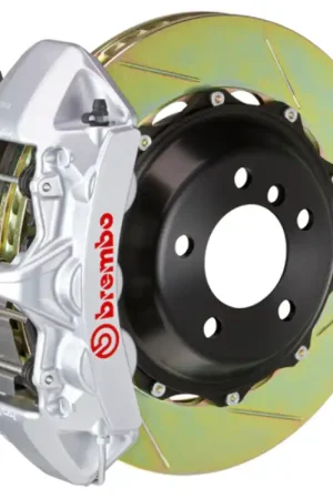 Brembo 04 360 Challenge Stradale Fr GT BBK 6Pis Cast 380x32 2pc Rotor Slotted Type1-Silver Same Day Shipping