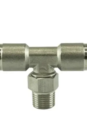 Exclusive Turbosmart 1/8 NPT to TEE 1/4 Pushloc Stainless Steel