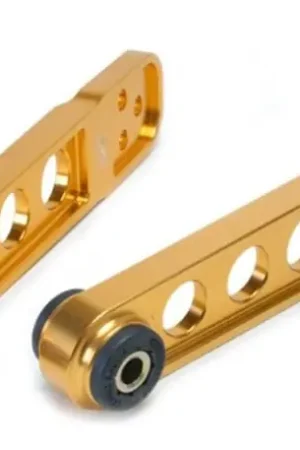 High Quality Skunk2 01-05 Honda Civic Gold Anodized Rear Lower Control Arm (Includes Socket Tool)
