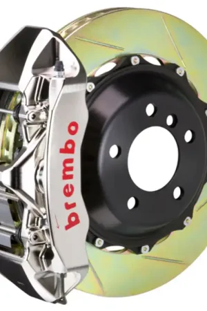 New Arrival Brembo 12-16 98ster Fr GTR BBK 6Pist Billet 355x32 2pc Rotor Slotted Type1-Nickel