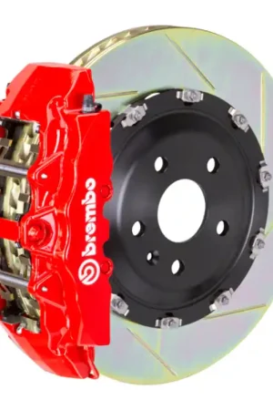Brembo 00-03 Z8 (E52) Front GT BBK 6 Piston Cast 380x34 2pc Rotor Slotted Type-1-Red Next Day Delivery