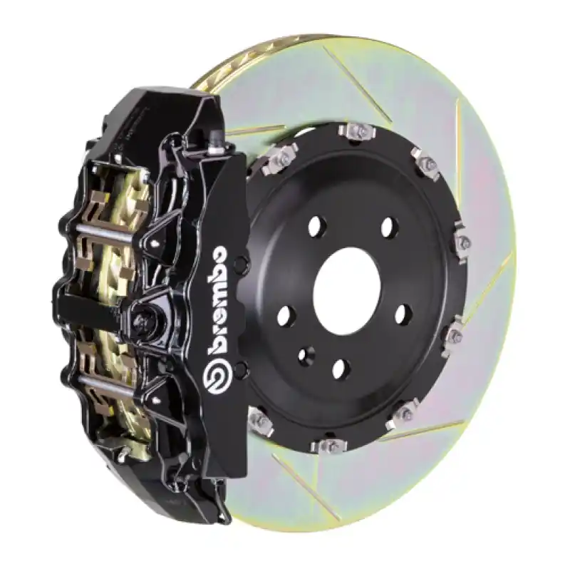 Brembo 14-18 A250/14-19 CLA250 Front GT BBK 6 Piston Cast 380x34 2pc Rotor Slotted Type1-Black Genuine