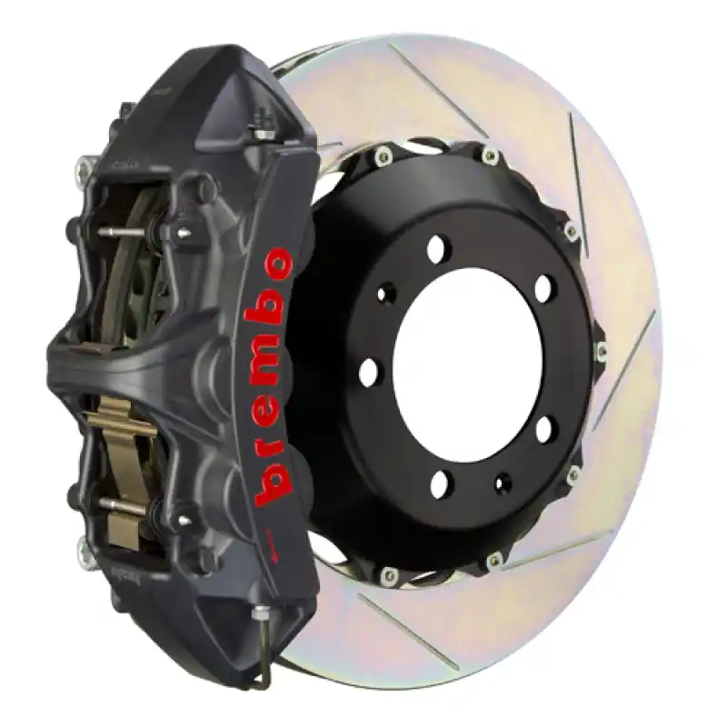 Free Delivery Brembo 12-14 328i Exc xDrive/M-Sport Brakes Fr GTS BBK 6Pis Cast 355x32 2pc Rtr Slot Type1-Black HA