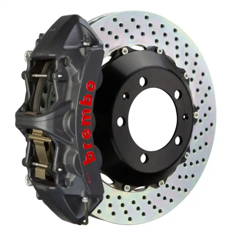 Best Price Brembo 08-13 128i/08-13 135i Front GTS BBK 6 Piston Cast 355x32 2pc Rotor Drilled-Black HA
