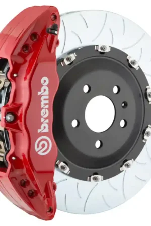 Authentic Brembo 20+ 992 C2S/992 C4S (Excl PSCB/PCCB) Fr GT BBK 6Pis Cast 380x34 2pc Rtr Slot Type3-Red