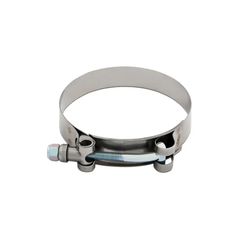 Deal Mishimoto Stainless Steel T-Bolt Clamp 3.15in.-3.39in. (80mm-86mm)