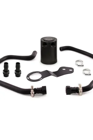 Mishimoto 2016+ Chevrolet Camaro SS Baffled Oil Catch Can Kit - Black Must Have