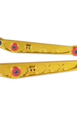 New Arrival Skunk2 Honda/Acura EK Alpha Series Rear Lower Control Arm Set - Gold