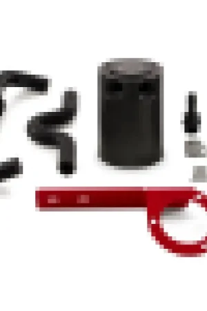 Top Rated Mishimoto 2017+ Honda Civic Type R Baffled Oil Catch Can Kit - Red