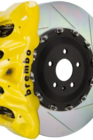 Money Back Guarantee Brembo 19+ Cullinan Front GT BBK 8 Piston Cast 412x38 2pc Rotor Slotted Type-1- Yellow