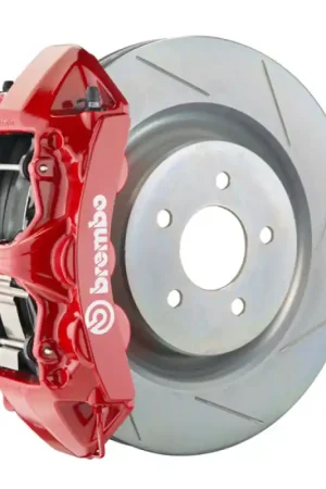 Best Choice Brembo 16+ Camaro LS/LT SS Front GT BBK 6 Piston Cast 355x32 1pc Rotor Slotted Type1-Red