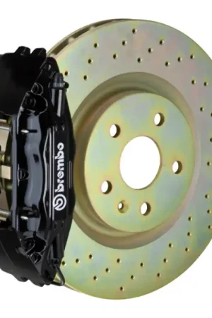 Exclusive Brembo 12-16 Front-S Front GT BBK 4 Piston Cast 326 x30 1pc Rotor Drilled-Black