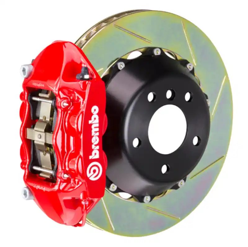 Brembo 19+ 330i Rear GT BBK 4 Piston Cast 380x28 2pc Rotor Slotted Type1-Red Place Order
