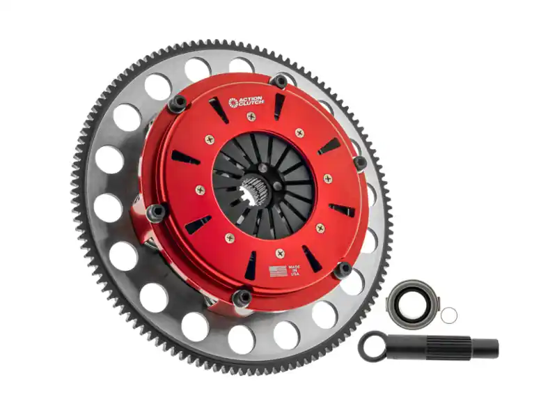 Action Clutch 01-05 Honda Civic 1.7L (D17A2) 7.25in Twin Disc Clutch Kit w/Chromoly Flywheel Today Only